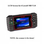 LCD Screen Display Replacement for iCarsoft MB V3.0 Scanner